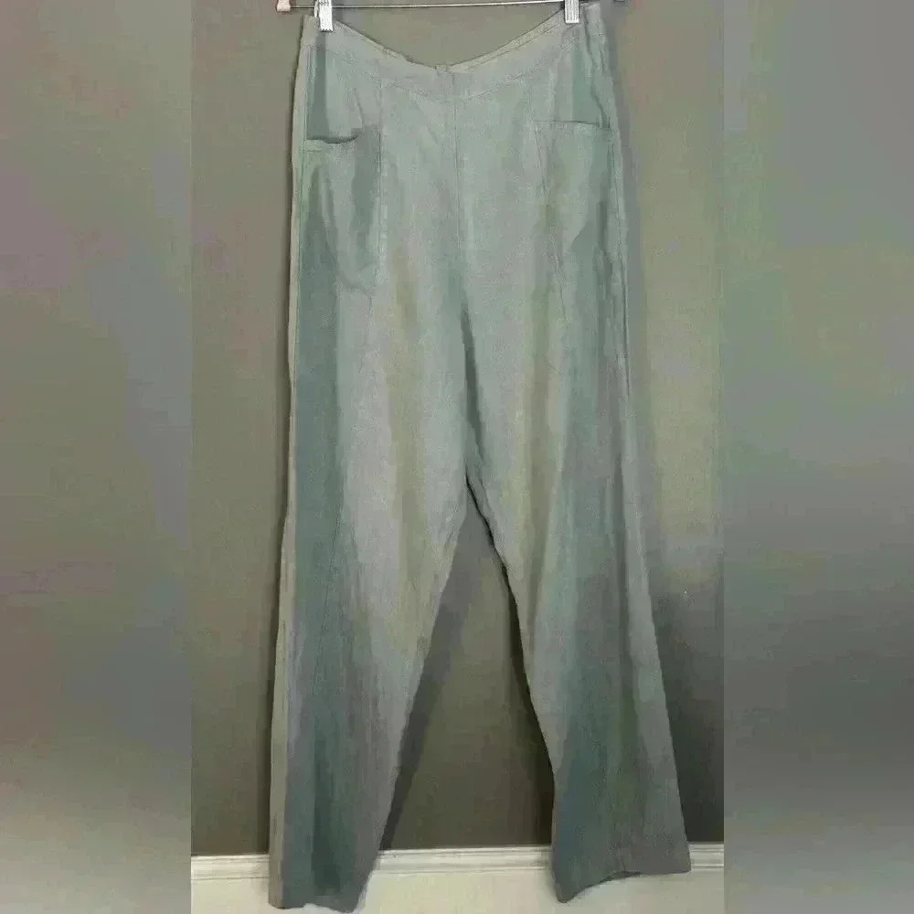 Chico's Design 100% Linen Women's Pants (315)